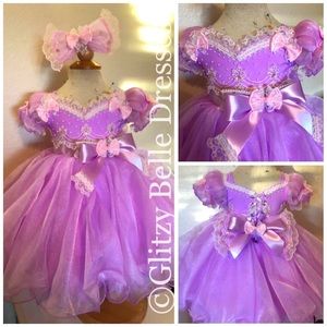 Glitzy Belle pageant dress - size 12/2